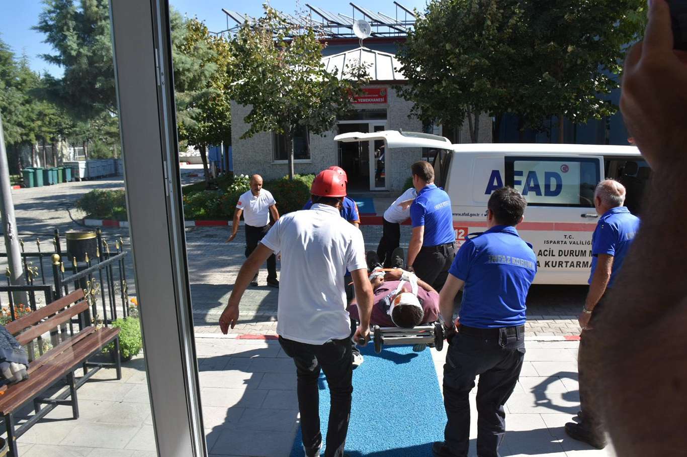 Isparta'da cezaevinde tahliye tatbikatı